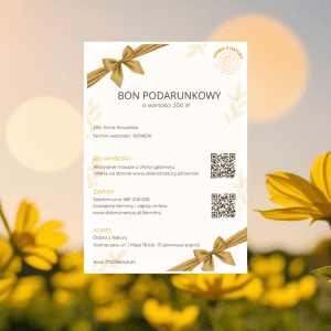 Voucher na masaż – Sochaczew (pdf do druku)